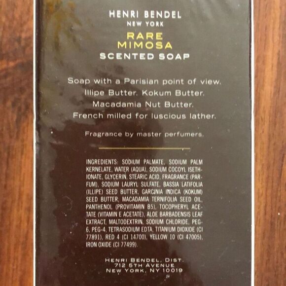 NEW Henri Bendel rare mimosa scented soap 6 ounce - Picture 4 of 4